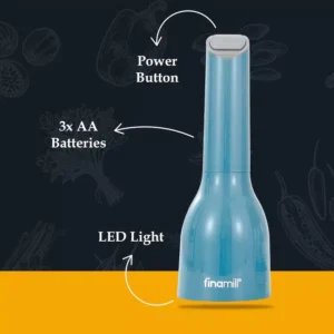 Finamill Battery Operated Grinder - Ocean Blue - Image 4