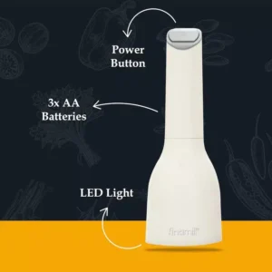 Finamill Battery-Operated Grinder - Soft Cream - Image 7