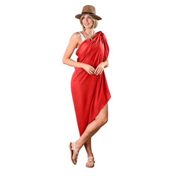 Hawaii Multi-Function Scarf & Sarong – Red — Hawaii Multi-Function Scarf & Sarong – Red