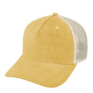 5 Panel Corduroy Trucker Cap - Image 3