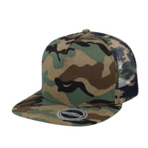 Uflex 5P Flat Peak Trucker Cap - Image 3