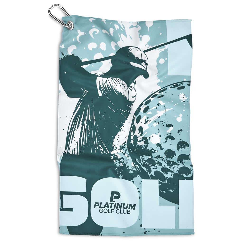 Hoppla Clubhouse Golf Towel – Single Sided Branding — Hoppla Clubhouse Golf Towel – Single Sided Branding
