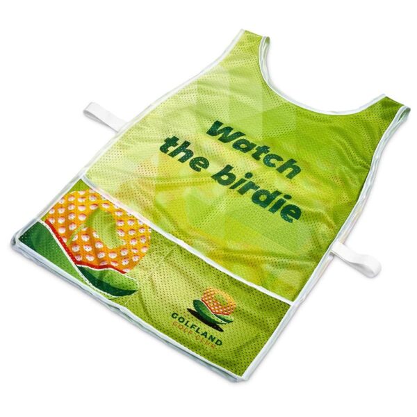 Hoppla Jackal Caddy Bib with PVC Name Sleeve — Hoppla Jackal Caddy Bib with PVC Name Sleeve