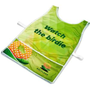 Hoppla Jackal Caddy Bib with PVC Name Sleeve