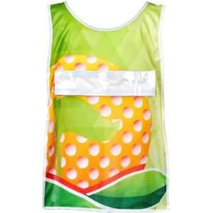 Hoppla Jackal Caddy Bib with PVC Name Sleeve