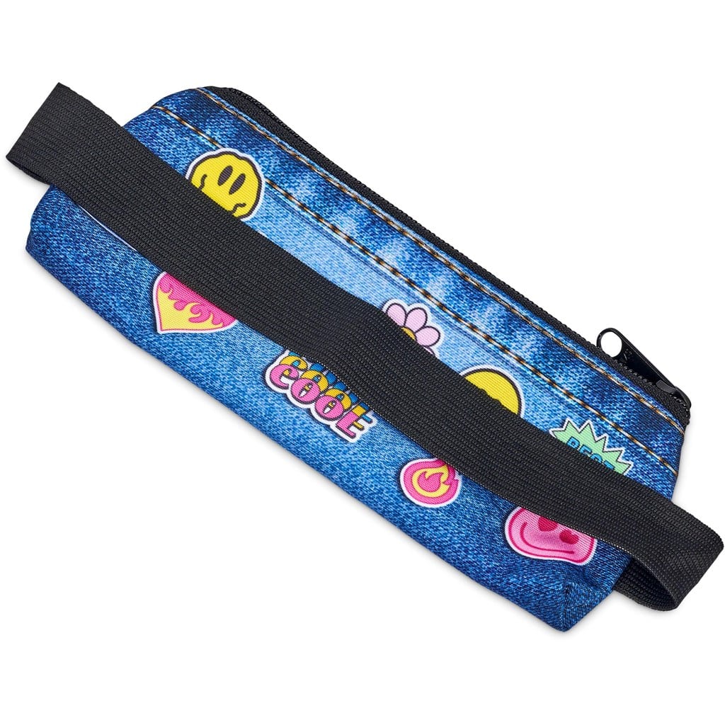 Hoppla Lagoon Polyester Pencil Case To Fit Over An A5 Notebook — Hoppla Lagoon Polyester Pencil Case To Fit Over An A5 Notebook