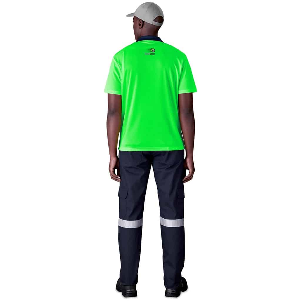 Inspector Two-Tone Hi-Viz Golf Shirt - Image 3