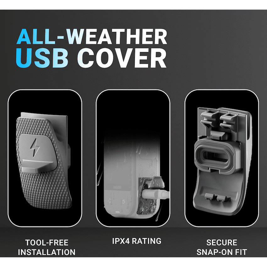 Insta360 X5 All-Weather USB Charging Cover - Image 4