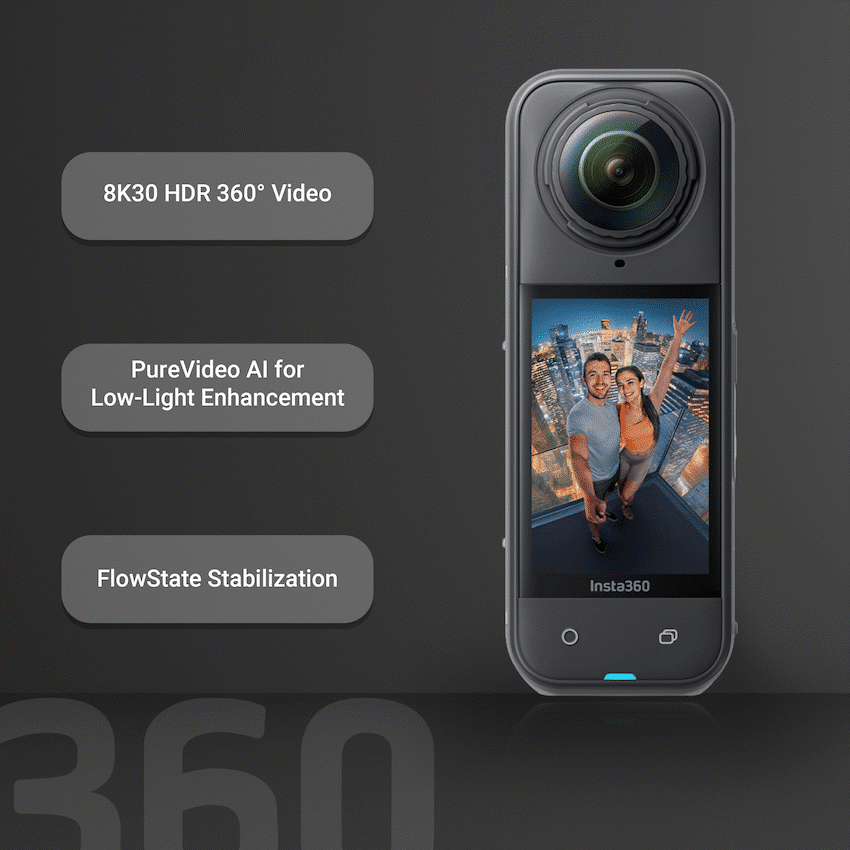 Insta360 X5 Essential Bundle Black - Image 3
