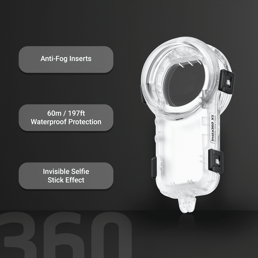 Insta360 X5 Invisible Dive Case Clear - Image 3