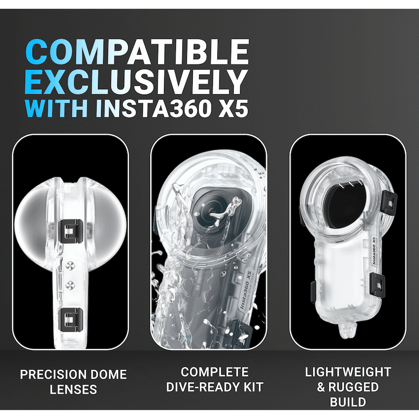Insta360 X5 Invisible Dive Case Clear - Image 4