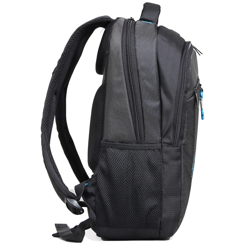 Kingsons 15.6" black laptop backpack with key chain - Image 4