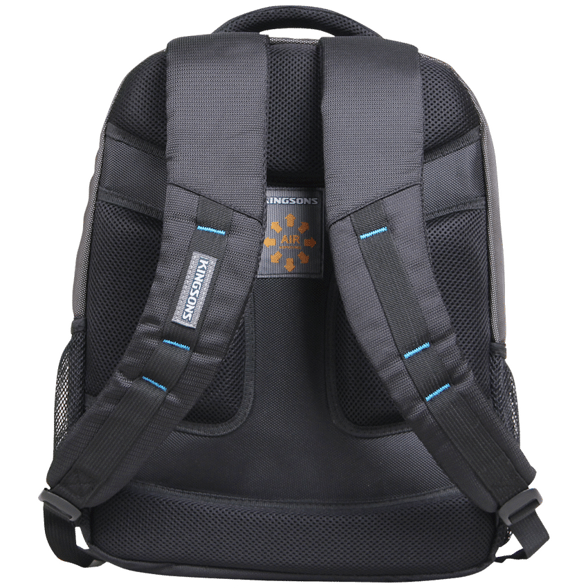 Kingsons 15.6" black laptop backpack with key chain - Image 5