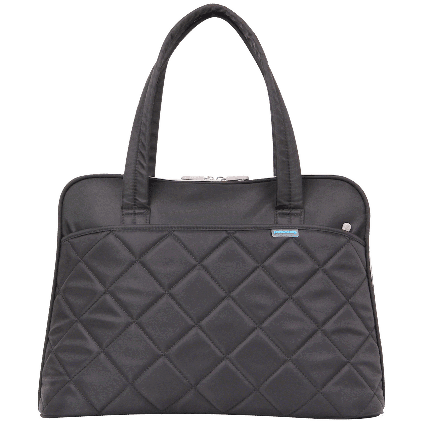 Kingsons 15.6" Shoulder Laptop Bag - Black - Ladies in Fashion