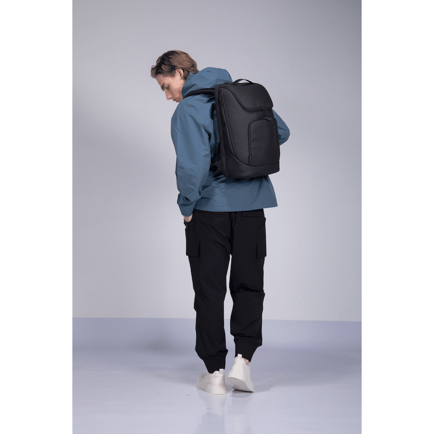 Kingsons Concise Business Backpack - Black - Image 12