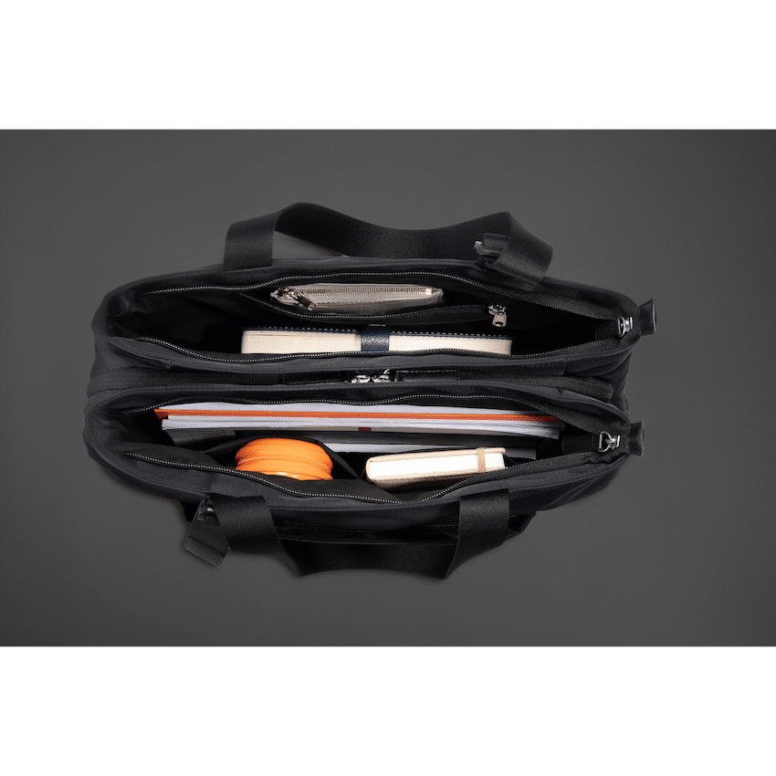 Kingsons Echo Ladies 15.6" Laptop Tote Bag Black - Image 5