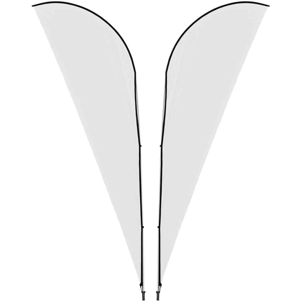 Legend 4M Sublimated Sharkfin Double-Sided Flying Banner - 1 complete unit - Image 3
