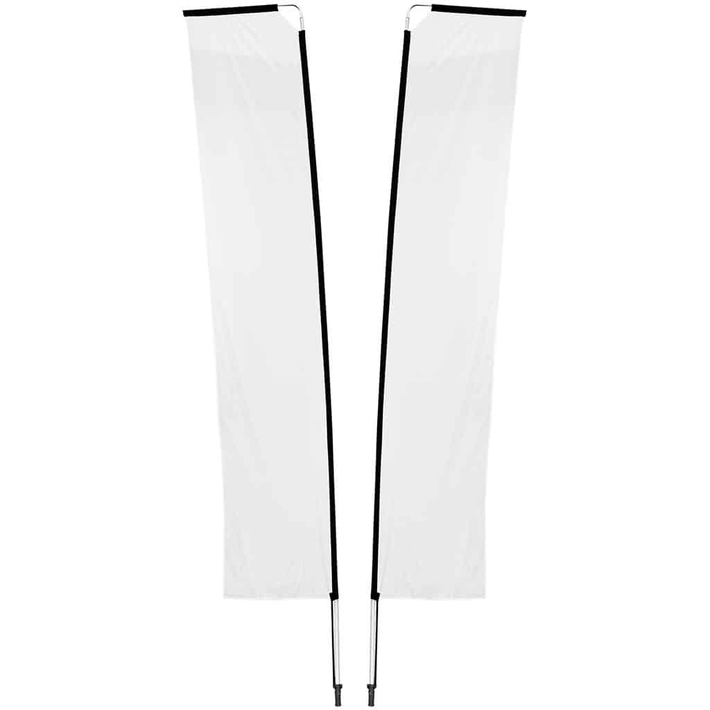 Legend 4M Sublimated Telescopic Double-Sided Flying Banner - 1 complete unit - Image 5