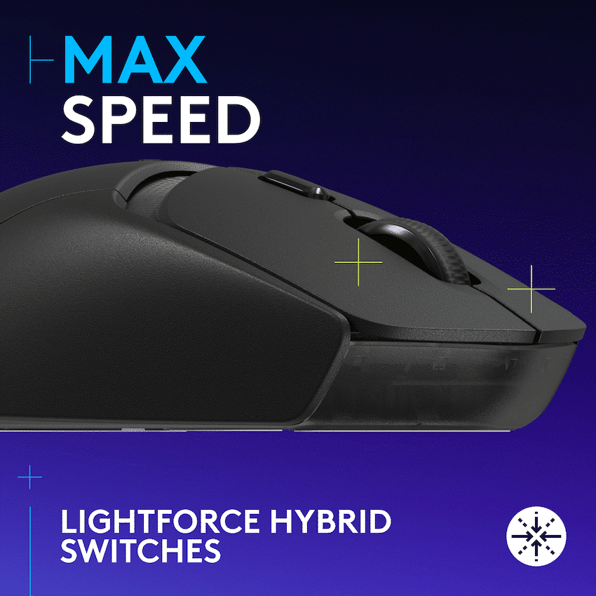 Logitech(R) G309 Lightspeed Wireless Mouse - Black - Image 7