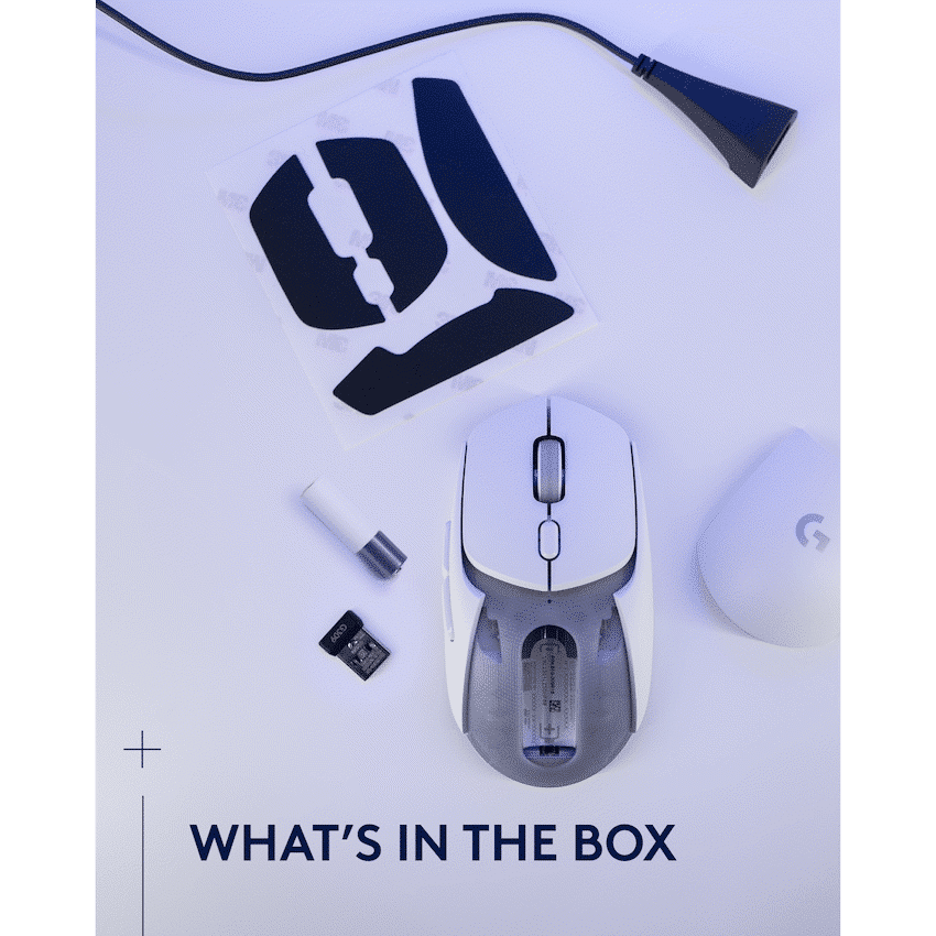 Logitech(R) G309 Lightspeed Wireless Mouse - White - Image 3