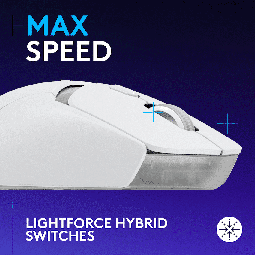 Logitech(R) G309 Lightspeed Wireless Mouse - White - Image 8