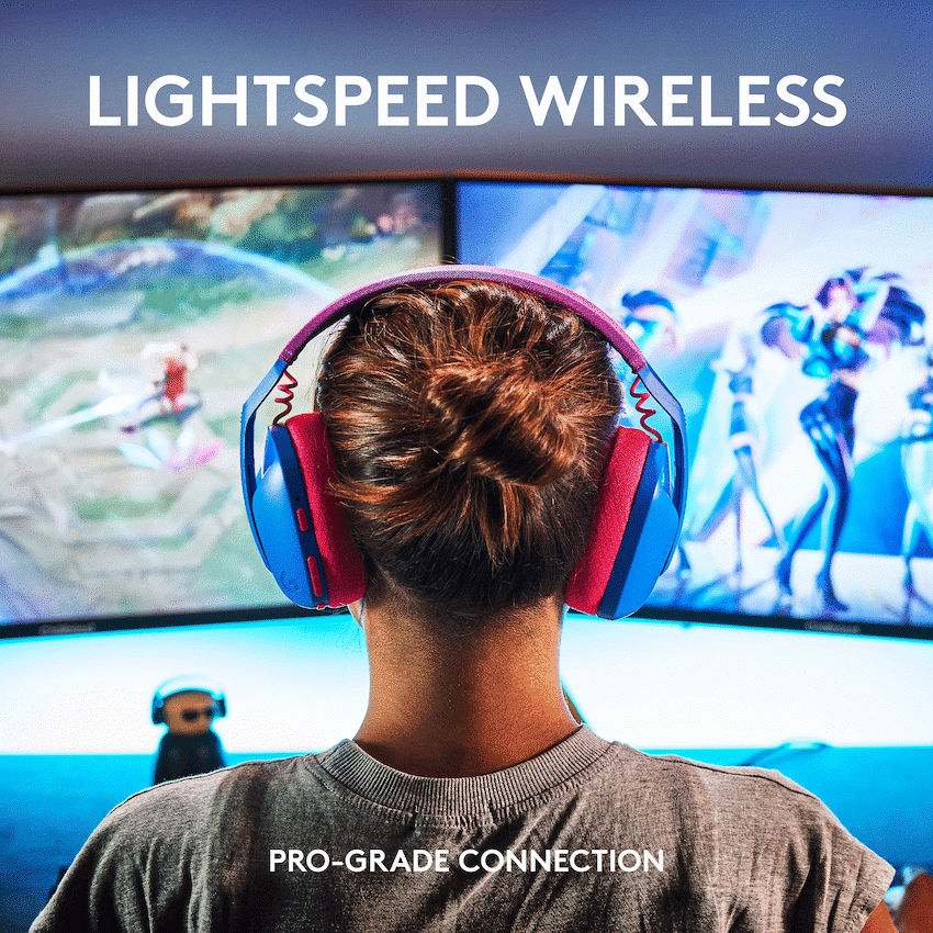 Logitech(R) G435 LIGHTSPEED Wireless Gaming Headset - Blue - Image 2