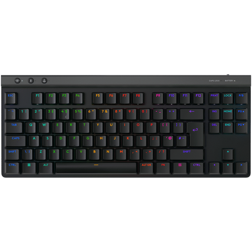 Logitech(R) G515 TKL Lightspeed Wireless Gaming Keyboard - Black