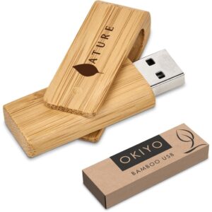 Okiyo Bakemono Bamboo Flash Drive – 32GB