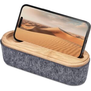 Okiyo Byoga Recycled PET Felt & Bamboo Stationery Case - Image 13