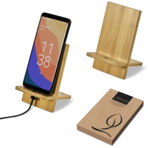 Okiyo Ekslens Bamboo Phone Stand - Image 4
