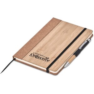 Okiyo Eri Bamboo & Cork Notebook & Pen Set - Image 12