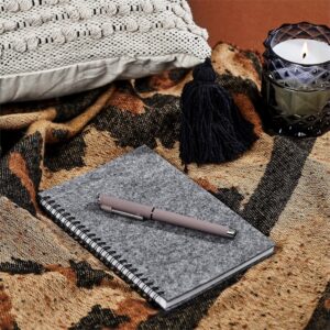 Alternative view of Okiyo Fuji Recycled PET Felt A5 Spiral Notebook