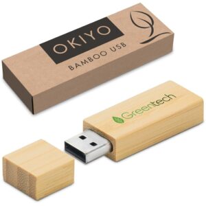 Okiyo Komorebi Bamboo Flash Drive - 16GB - Image 10