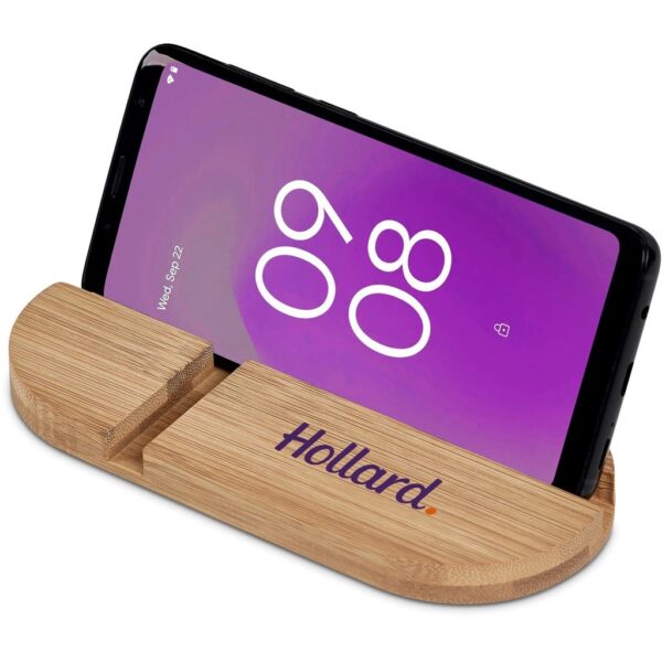 Okiyo Kurosu Bamboo Phone Stand — Okiyo Kurosu Bamboo Phone Stand