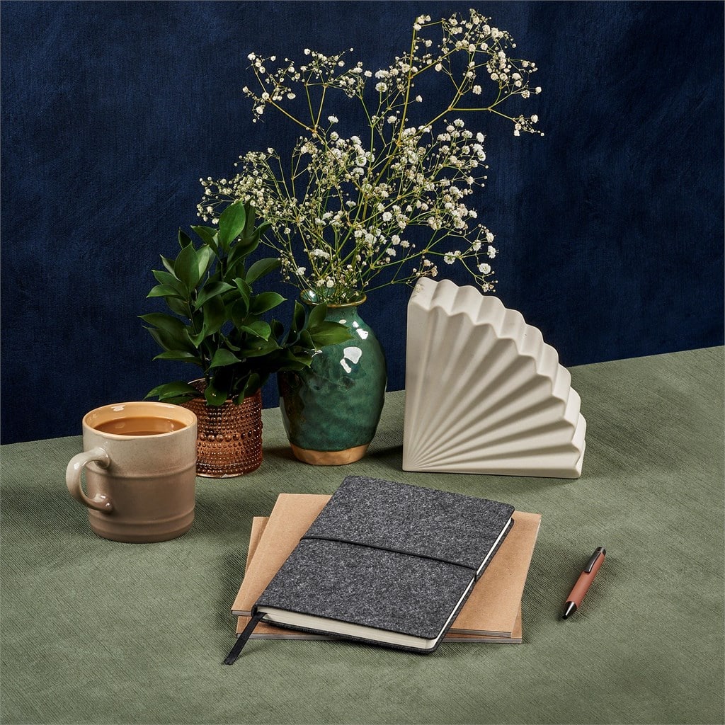 Okiyo Rika Recycled PET Felt A5 Soft Cover Notebook - Image 6