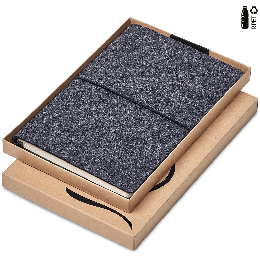 Okiyo Rika Recycled PET Felt A5 Soft Cover Notebook - Image 4