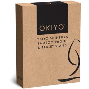 Alternative view of Okiyo Shinpura Bamboo Phone & Tablet Stand