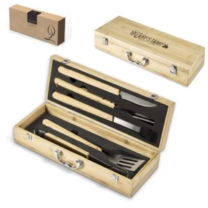 Okiyo Yakiniku Bamboo 5-Piece Braai Set