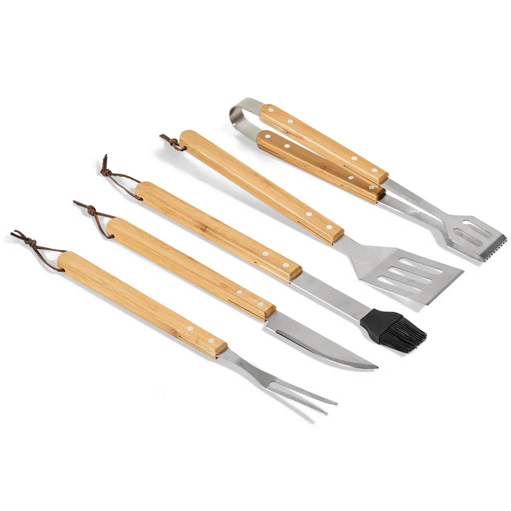 Okiyo Yakiniku Bamboo 5-Piece Braai Set - Image 6