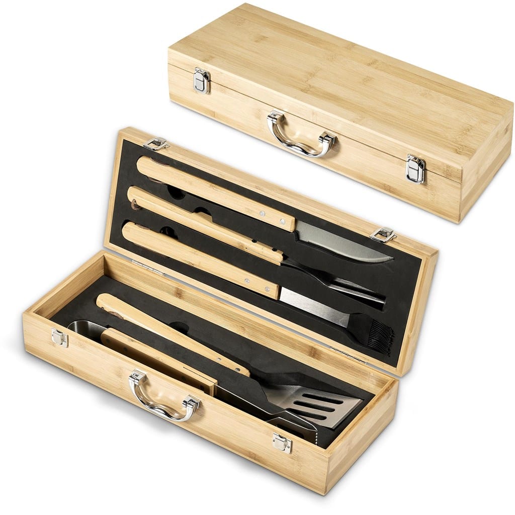 Okiyo Yakiniku Bamboo 5-Piece Braai Set - Image 9