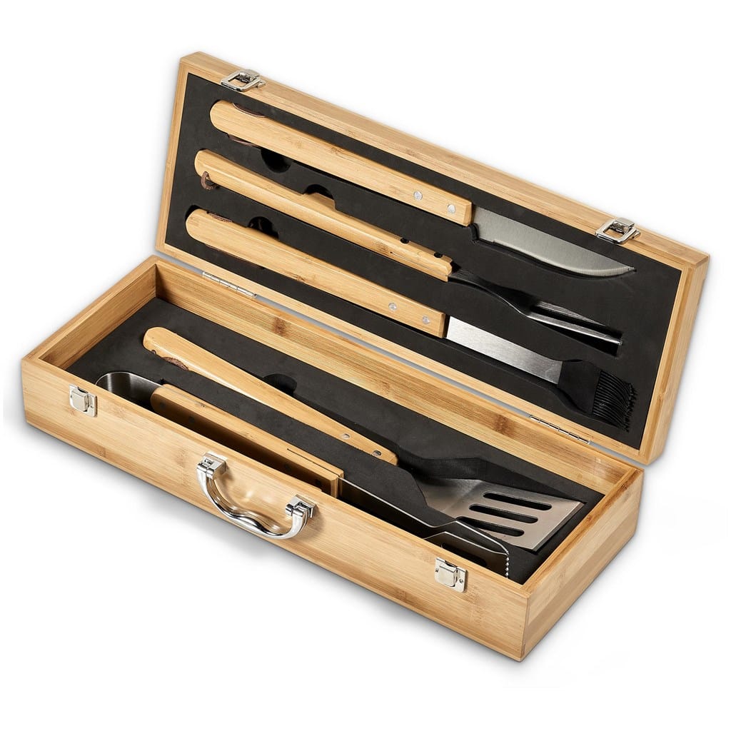 Okiyo Yakiniku Bamboo 5-Piece Braai Set - Image 11