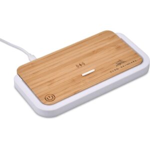 Okiyo Yoru Bamboo Wireless Charger & Night Light - Image 10