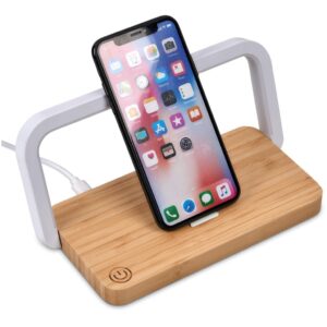 Okiyo Yoru Bamboo Wireless Charger & Night Light - Image 5