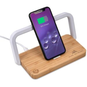 Okiyo Yoru Bamboo Wireless Charger & Night Light - Image 18