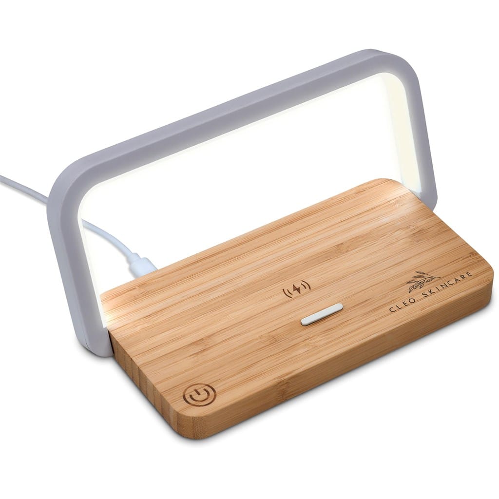 Okiyo Yoru Bamboo Wireless Charger & Night Light - Image 23