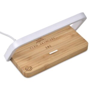 Okiyo Yoru Bamboo Wireless Charger & Night Light - Image 21