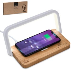 Okiyo Yoru Bamboo Wireless Charger & Night Light - Image 8