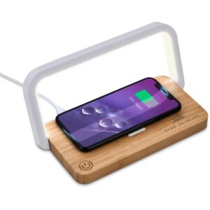 Okiyo Yoru Bamboo Wireless Charger & Night Light - Image 16