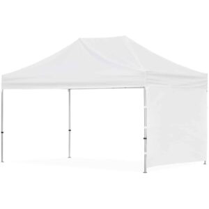 Alternative view of Ovation Sublimated Gazebo 4.5m X 3m - 1 Short Full-Wall Skin