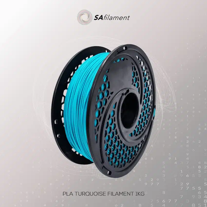 PLA Filament - Turquoise (1kg, 1.75mm) - Image 7